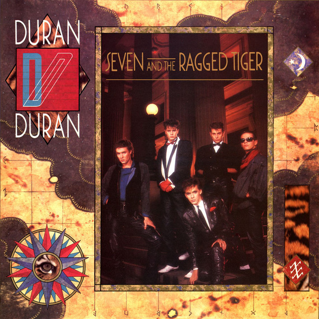 Portada del álbum Seven and the Ragged Tiger de Duran Duran, 1983
